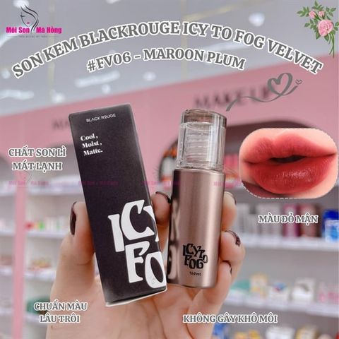 [FV01 - FV07] Son Kem Black Rouge Icy To Fog Velvet Tint 39.6g