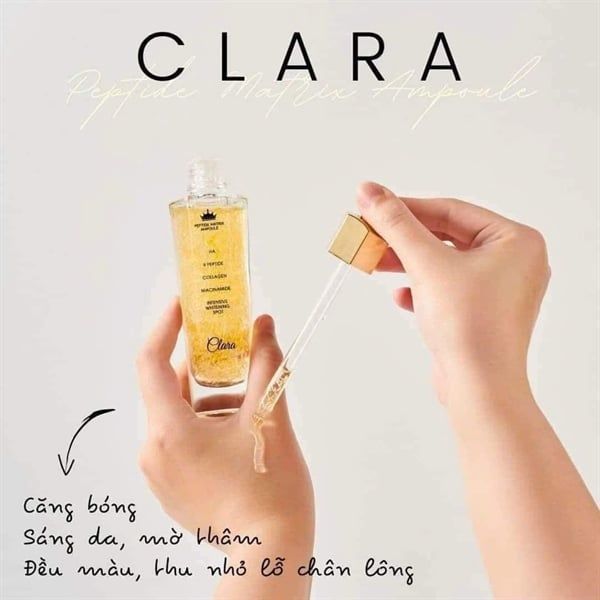 Tinh chất dưỡng ẩm làm dịu da Clara Peptide Matrix Ampoule 50ml