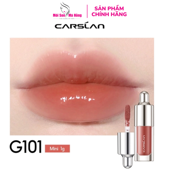 Son CARSLAN Dạng Gloss Dưỡng Ẩm Mềm Môi Lip Glow Serum (Mini 1g)