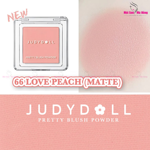 Phấn Má Hồng Đơn Sắc Lên Màu Chuẩn Judydoll Blush Powder  2G