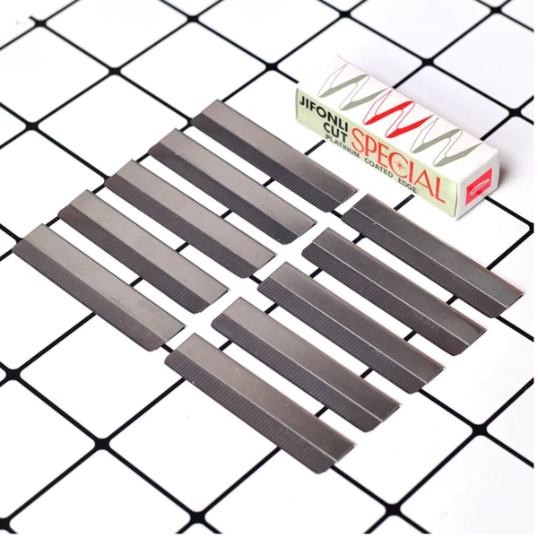 Bộ 10 lưỡi dao cạo lông mày Spacily sắc bén giúp tỉa gọn lông mày đa năng