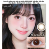 Lens 1 ngày màu nâu tự nhiên BROWNIE siêu ẩm nhãn hiệu Angel Eyes Hàn Quốc - Đường kính 14.2mm - 0-4.5 độ