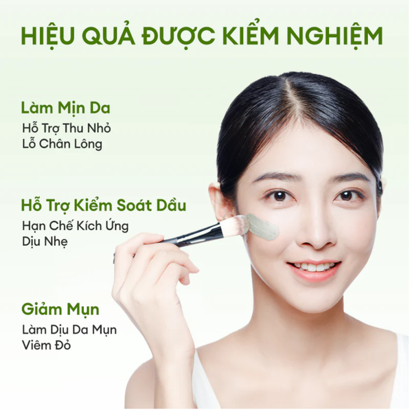 Mặt Nạ Bùn Colorkey Trà Xanh Cho Da Dầu Mụn 60g Luminous Green Tea Purifying Clay Mask