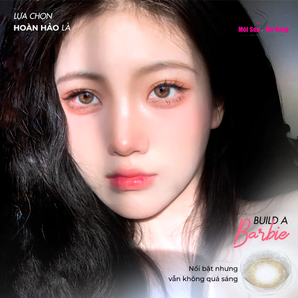 Lens BAB Gray  - Kính Áp Tròng Không Độ KHÔNG GIÃN  Đeo 8h - POLYHEMA - Tái sử dụng 6 Tháng