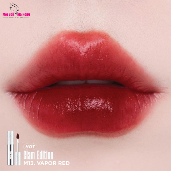 [Merzy Glam Vỏ Bạc] Son Kem Lì Mềm Mịn, Lâu Trôi Merzy The Glam Mellow Tint 4g M13