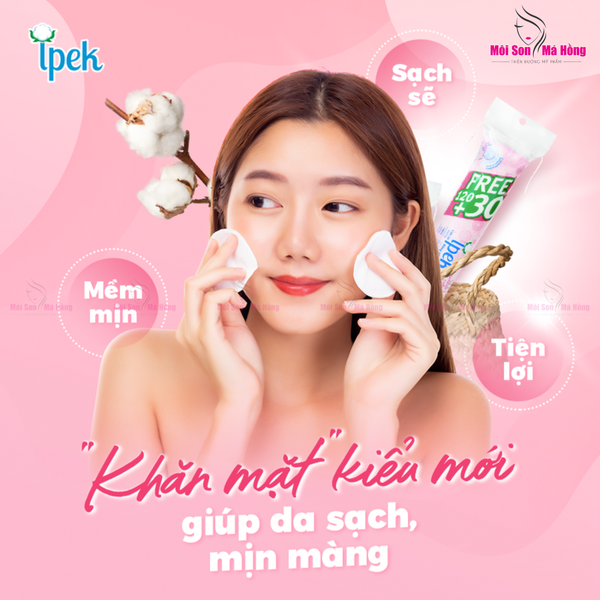 Bông Tẩy Trang Ipek Cotton Pads 150 PCS