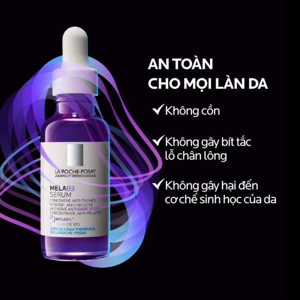 Serum La Roche-Posay Giảm Thâm Nám & Dưỡng Sáng Da 30ml Mela B3 Serum