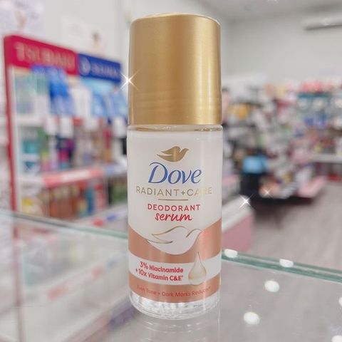 Lăn Ngăn Mùi Dove Sáng Da Thu nhỏ lỗ chân lông Niacinamide + Vit C&E 45ml