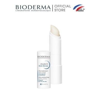 Son Dưỡng Bioderma Dạng Sáp Làm Dịu Môi Khô, Nứt Nẻ 4g Atoderm Stick Levres