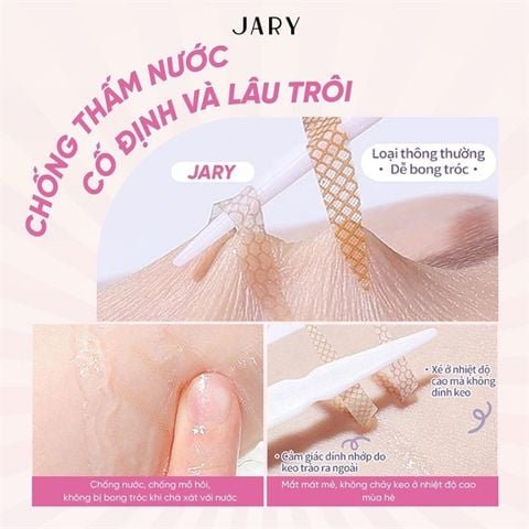Miếng dán kích mí tàng hình jary eyelid tape 120 miếng SIZE S