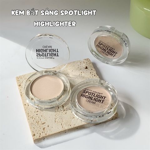 Phấn Bắt Sáng City Color Spotlight Highlight Dạng Kem 2.7g
