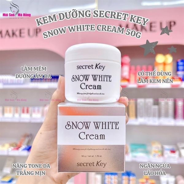 Kem dưỡng trắng da Secret Key Snow White Cream 50g