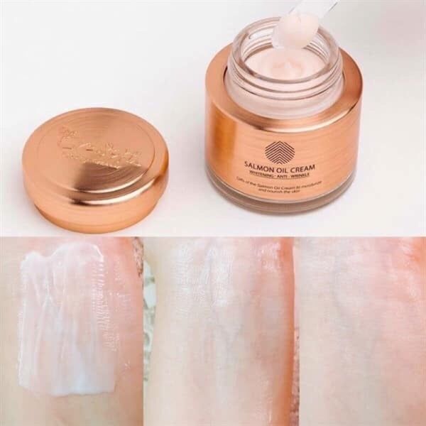 Kem dưỡng trắng da ngừa lão hóa cá hồi Cre8Skin Salmon Oil Cream 80g