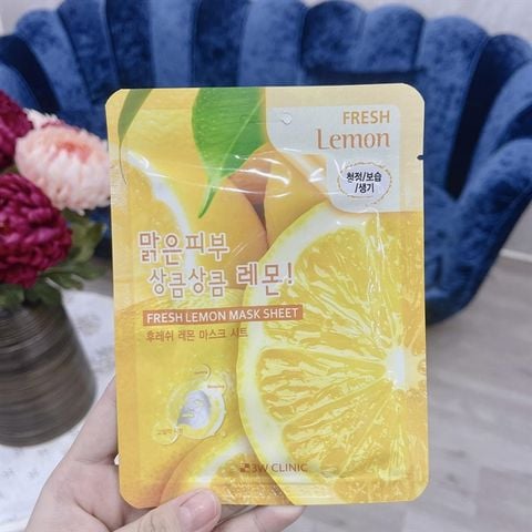 Mặt nạ 3W - Chanh leo Fresh Lemon Mask Sheet