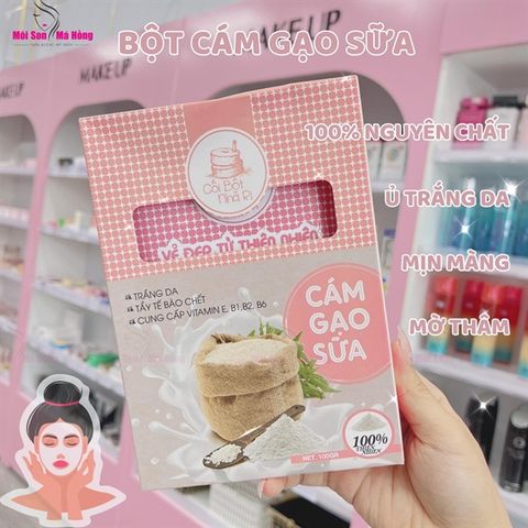 Bột Cám Gạo Sữa Cối Bột Nhà Ri 100g