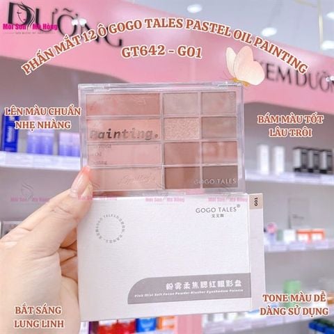 Phấn mắt má Gogo Tales 12 ô G01