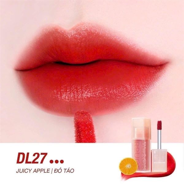 [DL22 - DL30] Son Kem Black Rouge Double Layer Over Velvet Sweet Tangerine (Ver 4) 4.1g