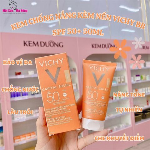 Kem chống nắng kèm nền VICHY BB SPF 50, 50ml