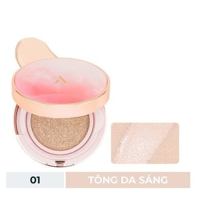 (CÔNG TY) Phấn Nước Aperire Chống Nắng Che Phủ Cao 01 Tông Da Sáng 13g Day Dream Cover Cushion SPF50+ PA++++ - 01 Rose Petal