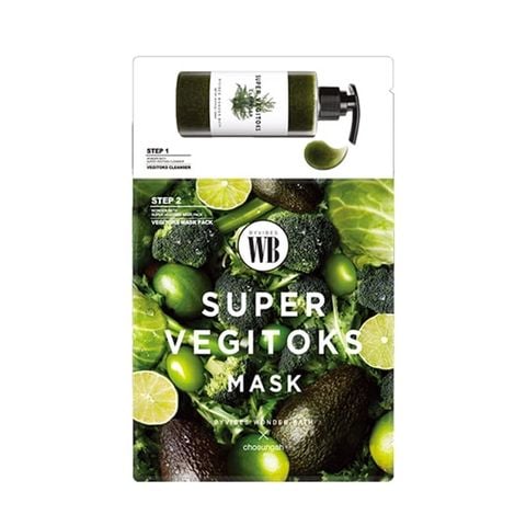 Mặt Nạ Rau Củ Thải Độc Super Vegitoks Mask ( 1 miếng)