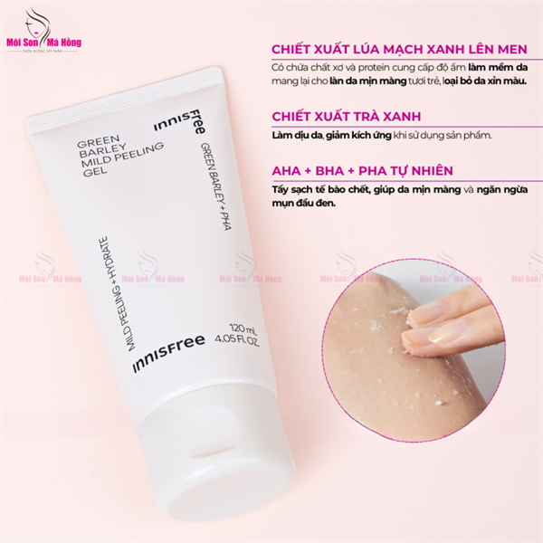 Tẩy Tế Bào Chết Innisfree Green Barley Mild Peeling Gel 120ml