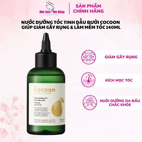 Nước Dưỡng Tóc Cocoon Tinh Dầu Bưởi Phiên Bản Mới 140ml