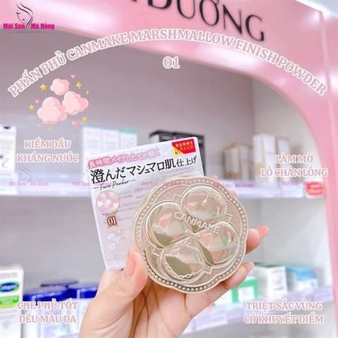 Phấn Phủ Đa Sắc Canmake#01  Abloom Face Powder SPF19 PA++