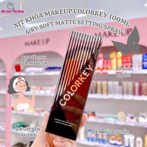 Xịt Khóa Makeup Lâu Trôi Colorkey Spray 100ml