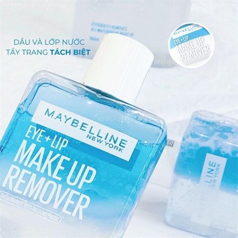 (CÔNG TY) Nước Tẩy Trang Mắt Môi Maybelline Lip & Eye Make Up Remover 40ml