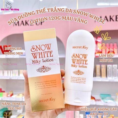 Kem Dưỡng Secret Key Snow White Milky Lotion 120g
