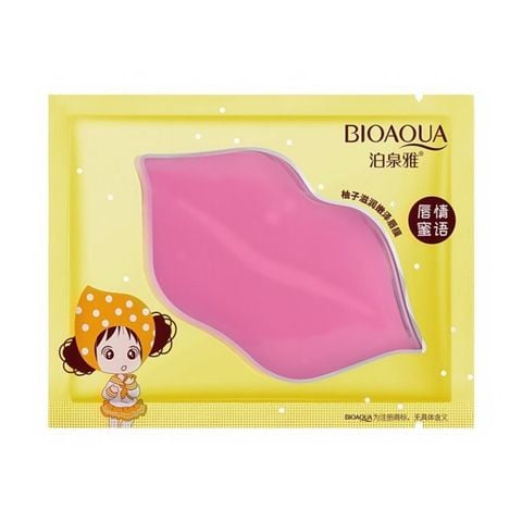 Mặt nạ môi Bioaqua POMELO Lip Mask vàng