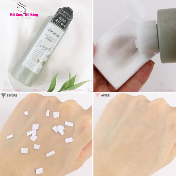 Nước hoa hồng Diếp Cá, Lỗ Chân Lông Mamonde Pore Clean Toner 250ml