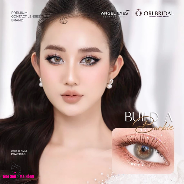 Lens BAB Gray  - Kính Áp Tròng Không Độ KHÔNG GIÃN  Đeo 8h - POLYHEMA - Tái sử dụng 6 Tháng