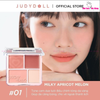 Phấn Má Và Phấn Bắt Sáng 4 Ô Judydoll Blush & Highlight Palette 9g ( Tặng bông phấn )