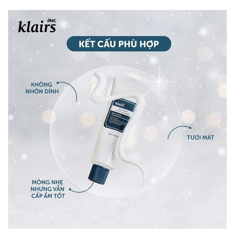 Kem Dưỡng Ẩm Klairs Cho Da Khô, Nhạy Cảm 80ml Rich Moist Soothing Cream