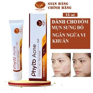 Gel hỗ trợ giảm mụn - tăng sinh collagen Phyto Acne Gel Tretinoin 0.05%/0.1% - 15gr
