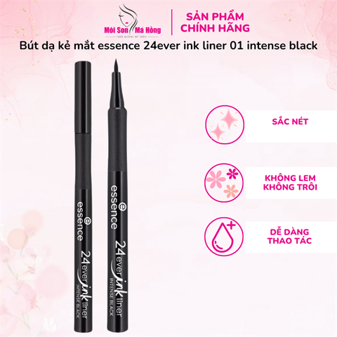 Bút dạ kẻ mắt essence 24ever ink liner 01 intense black