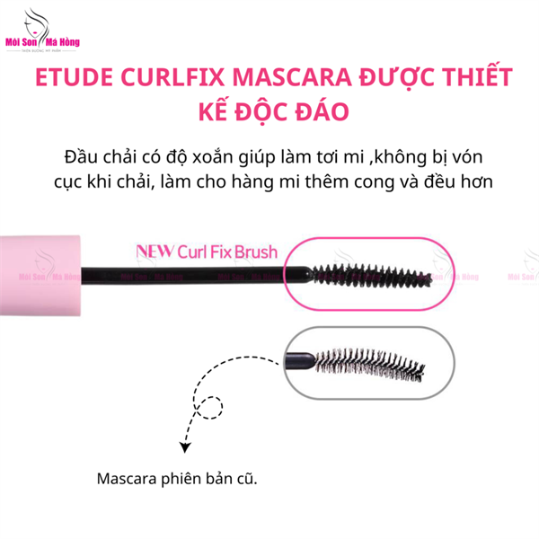 Set Masscara + Bấm Mi Curl Curl Fix Etude