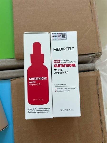 medi peel glutathione ampoule Medi-Peel Bio Intense Glutathione 600 White Ampoule Mask 30ml – Brightening  & Anti-Aging Mask for Glowing, Even Skin