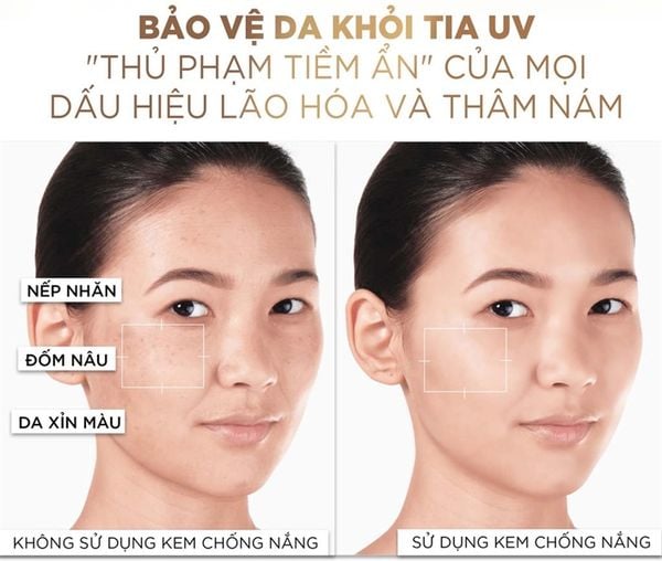 Kem Chống Nắng L'Oreal Paris X20 Thoáng Da Mỏng Nhẹ 50ml UV Defender Serum Invisible Fluid SPF50+ PA++++