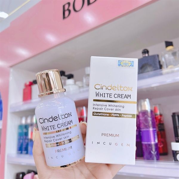 Kem Dưỡng Trắng Nâng Tone Da INCUGEN Cindel Tox White Cream 50ml