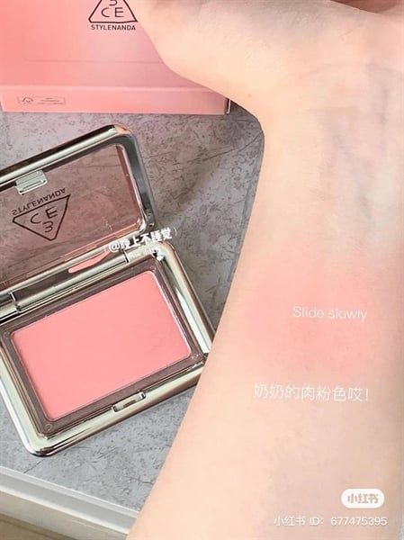 Phấn Má Hồng 3CE New Take Face Blusher 4.5g #Slide Slowly