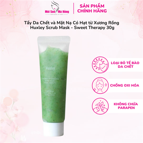 Mặt Nạ Tẩy Da Chết Dạng Hạt Huxley Sweet Therapy 30gr