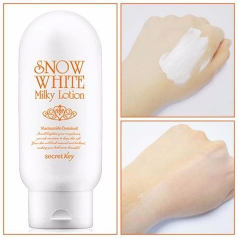 Kem Dưỡng Secret Key Snow White Milky Lotion 120g