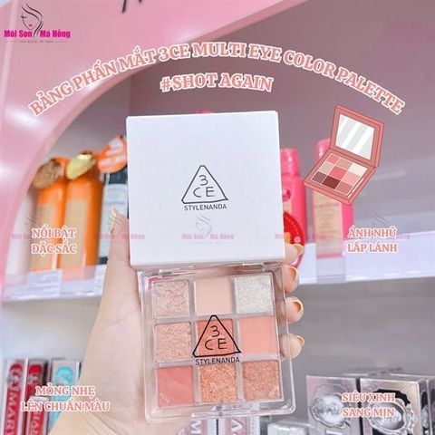 Phấn Mắt 9 Ô 3CE Multi Eye Color Palette #Shot Again