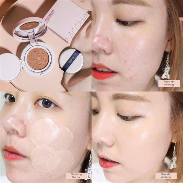 (CÔNG TY) Phấn Nước Che Phủ Tốt, Lâu Trôi Missha Magic Cushion Cover Lasting SPF50+/PA+++ 15g