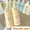 Bộ dầu gội xả siêu mềm mượt Biotin Collagen Voudioty Hair Repairing Vàng 1000ml