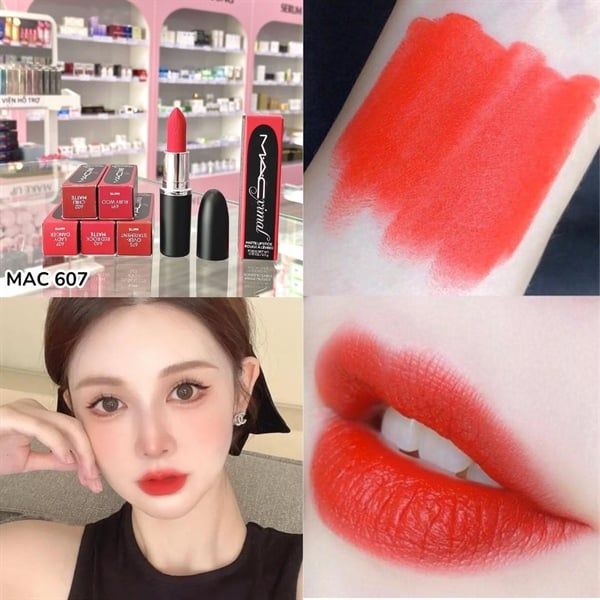 状態良 状態良 MAC マック 607 LADY DANGER レディデンジャー 口紅 MAC