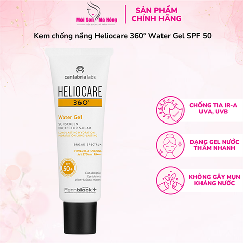 Kem Chống Nắng Heliocare 360° Water Gel SPF50+ PA++++ 50ml