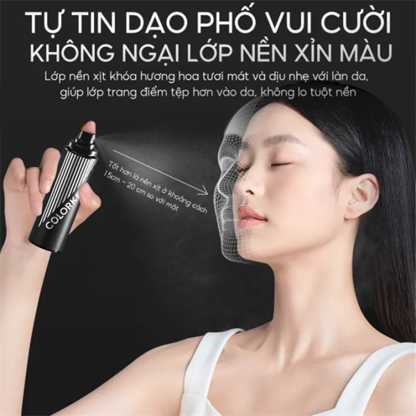 Xịt Khóa Makeup Lâu Trôi Colorkey Spray 100ml